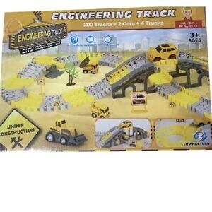 Engineering Track Playset Engineering Truck City Mobilization / 200PCS Ages 3+